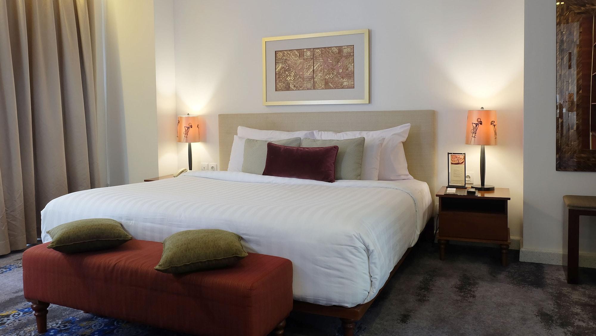 فندق جامبولوك ماليوبورو يوجياكارتا يوغياكارتا المظهر الخارجي الصورة A bedroom at the hotel